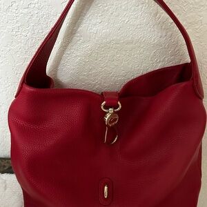 Dooney & Bourke Vibrant Red Hobo Bag